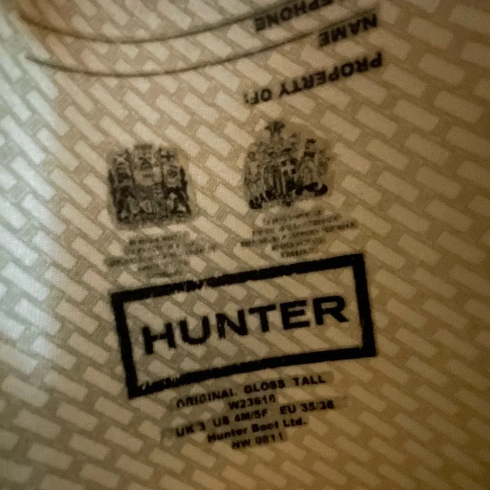 Hunter tall glossy Wellies